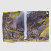 Serviette De Golf Cascade de Haifoss, Islande (Horizontal)