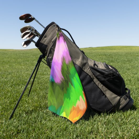 Serviette De Golf Cascade d'eau, nature (Vert)