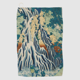 Serviette De Golf Cascade Vintage du Bois japonais Kirifuri