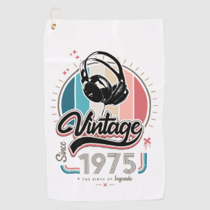 Serviette De Golf Casques vintages depuis 1975