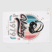 Serviette De Golf Casques vintages depuis 1979 (Horizontal)