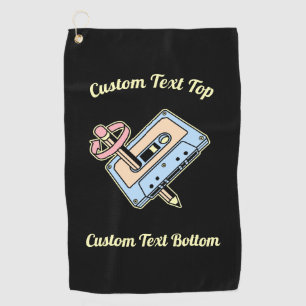 Serviette De Golf Cassette audio avec crayon