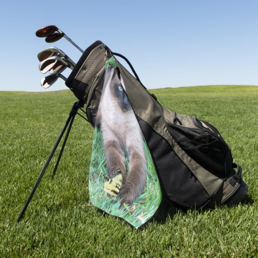 Serviette De Golf Cat (Vert)