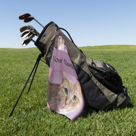 Serviette De Golf Cat (Vert)