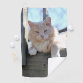 Serviette De Golf Cat (En situation)