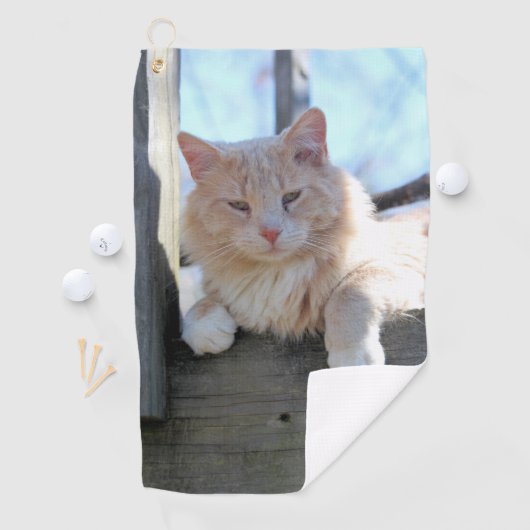 Serviette De Golf Cat (En situation)