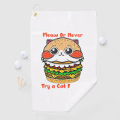 Serviette De Golf Cat (En situation)