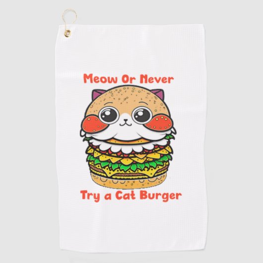 Serviette De Golf Cat (Devant)
