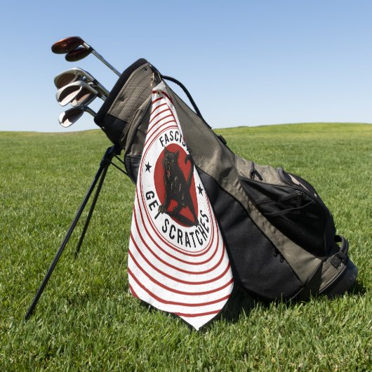Serviette De Golf Cats Against Fascists (Vert)