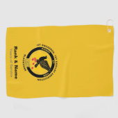 Serviette De Golf Cavalry Golf Towel - Cav Gold (Horizontal)