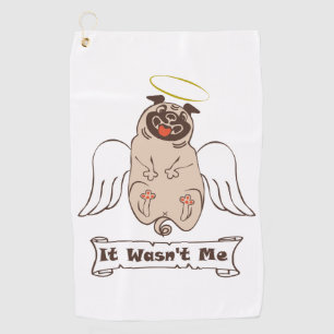 Serviette De Golf Ce n'était pas moi ange carlin drôle de citation