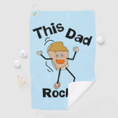 Serviette De Golf Ce Papa Rocks (En situation)