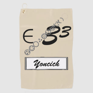 Serviette De Golf Centesimal 10 chiffres '3x3x3 Puz' par Kenneth Yon