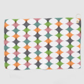 Serviette De Golf Cercles Abstraits (Horizontal)