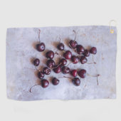 Serviette De Golf Cerises (Horizontal)