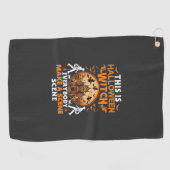 Serviette De Golf C'est Halloween (Horizontal)
