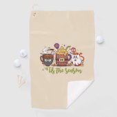 Serviette De Golf "C'Est La Saison Café Halloween (En situation)