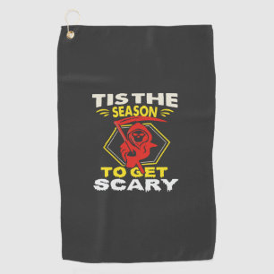 Serviette De Golf C'est la saison d'obtenir un Grim Reaper Halloween
