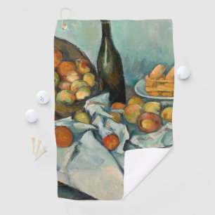 Serviette De Golf Cezanne Panier Pommes Impressionnisme Art