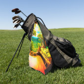 Serviette De Golf Chambre Forêt (Vert)