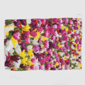 Serviette De Golf champ plein de tulipes (Horizontal)