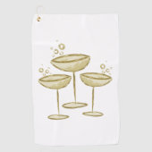 Serviette De Golf Champagne  (Devant)