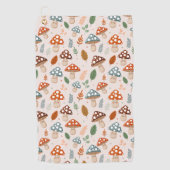 Serviette De Golf Champignons, Feuillage d'automne, Nature Patten (Devant)