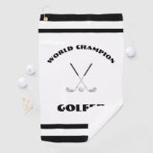 Serviette De Golf Champion du monde de golf (En situation)