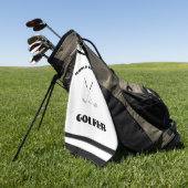 Serviette De Golf Champion du monde de golf (Vert)