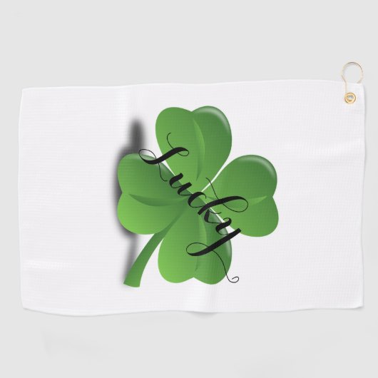 Serviette De Golf Chanceux (Horizontal)