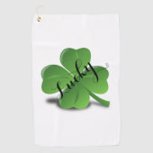 Serviette De Golf Chanceux (Devant)