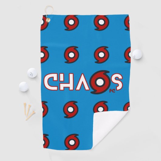 Serviette De Golf Chaos FC Golf Towel (En situation)