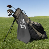 Serviette De Golf Chapeau de sorcière de conception de balai de Joye (Vert)