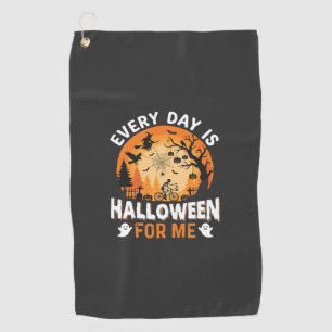 Serviette De Golf Chaque Jour Est Halloween Vintage T Shirt Design