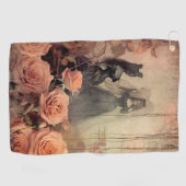 Serviette De Golf Chariot Halloween vintage (10) (Horizontal)