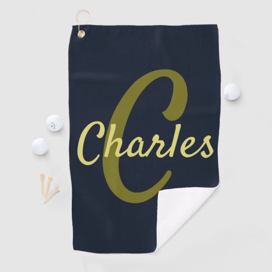 Serviette de golf "Charles" (En situation)