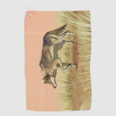 Serviette De Golf Chasse au lever du soleil (Devant)