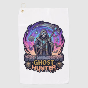 Serviette De Golf Chasseur de fantômes Faucheur Squelette Faux Fl Pu
