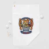 Serviette De Golf Chat de Bande Dessinée Idée Cadeau Maman Chat - Ch (En situation)
