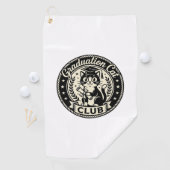Serviette De Golf Chat de fin d'études Chat drôle Graphique - Chat d (En situation)