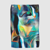 Serviette De Golf Chat de Kitty (Devant)