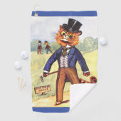 Serviette De Golf Chat de mode de Louis Wain (En situation)