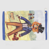 Serviette De Golf Chat de mode de Louis Wain (Horizontal)