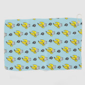 Serviette De Golf Chat en banane (Horizontal)