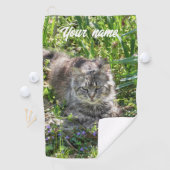 Serviette De Golf Chat pendant Eclipse (En situation)