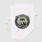 Serviette De Golf Chat Sucré Mignon Graphique de Chat Drôle - Chat S (En situation)
