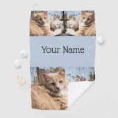 Serviette De Golf Chats (En situation)