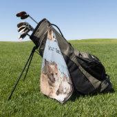 Serviette De Golf Chats (Vert)