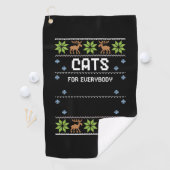 Serviette De Golf Chats pour tout le monde (En situation)