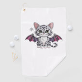Serviette De Golf chatte brodée T-shirt classique (En situation)